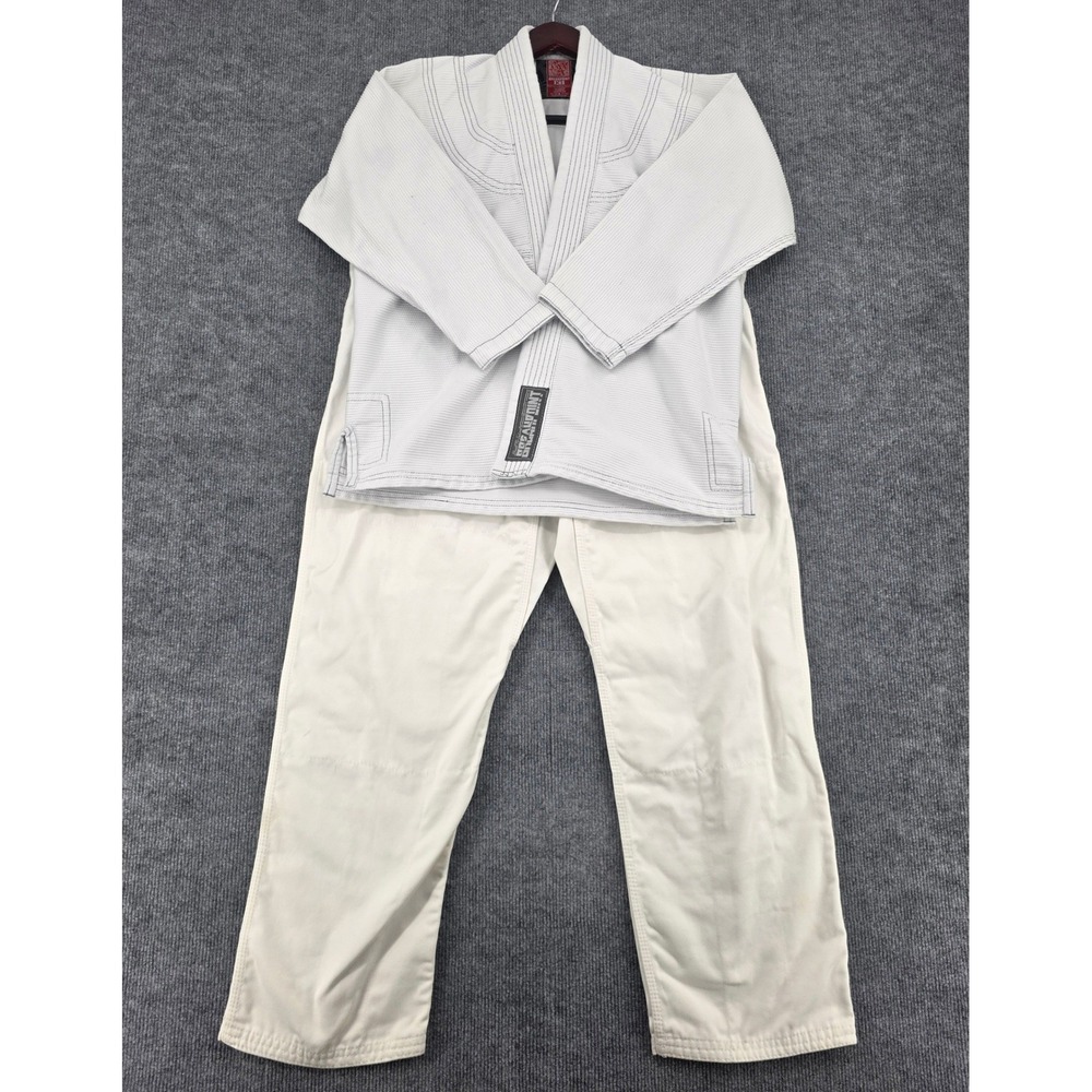 Breakpoint K3 BJJ Gi White Mens Size A1 Warrior Martial Arts Academy Kimono Set